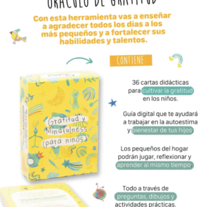 Oráculo de Gratitud para niños